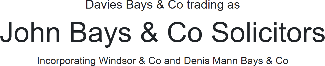 Davies Bays & Co Trading as John Bays & Co